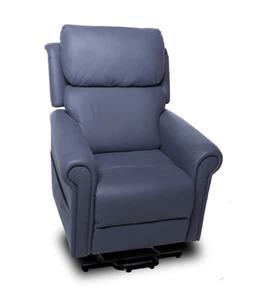 AAL Quad Motor with Head and Lumbar Power Royale Chadwick Soft Indigo Blue 150kg