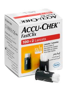 Accu-Chek Fastclix lancets 102 - Safety Lancets (individual use) (box)