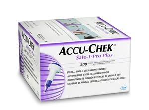 Accu-Chek Safe-T-Pro-Plus  lancets 200 - Safety Lancets (professional use) (box)