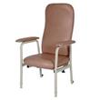Chair Highback Euro Champagne Vinyl With Tilting Castor