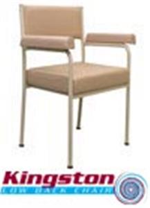 Chair Low Back Wide Hunter 500mm Seat Width Champagne Vinyl