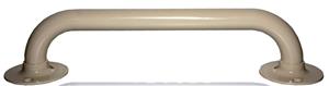 25 x 450mm Grab Rail Fixed Length Almond Ivory Exposed Fitting