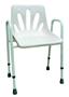 BetterLiving Shower Chair with Arms Adjustable Height Aluminium