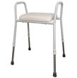 BetterLiving Adjustable Shower Stool padded seat 400x300mm stool is width and height adjustable