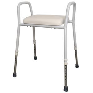 BetterLiving Adjustable Shower Stool padded seat 400x300mm stool is width and height adjustable