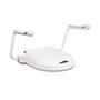 Etac HiLoo Toilet Seat Raiser Fixed with Arm Supports 6 cm