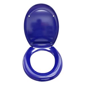 BetterLiving Cognitive Assistance Toilet Seat Blue Top and Bottom Fixing