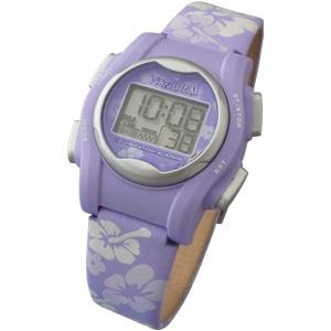VibraLITE MINI Vibrating Watch Purple Floral Leather Band